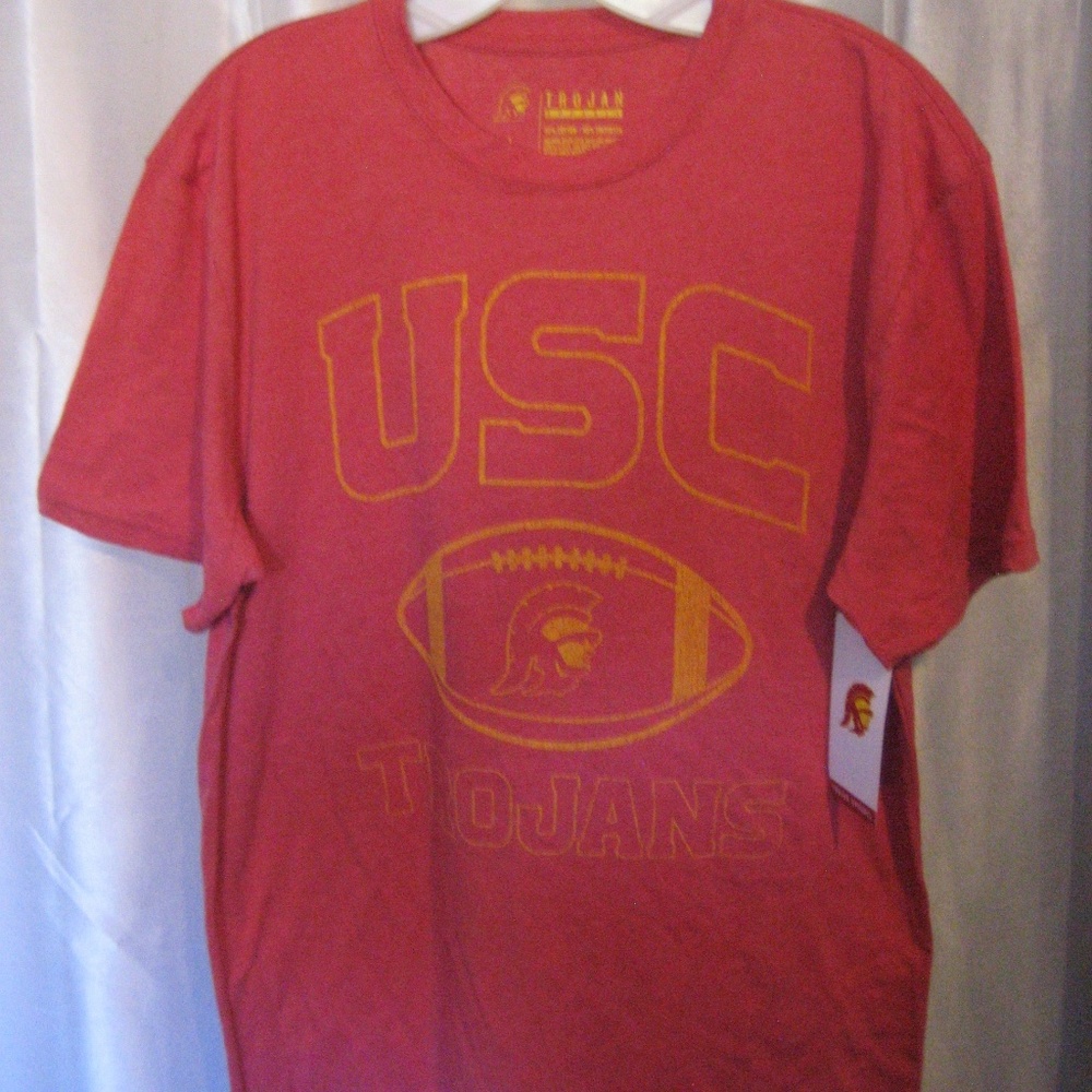 Trojan Apparel Men's USC Trojans Red T Shirt Sz L